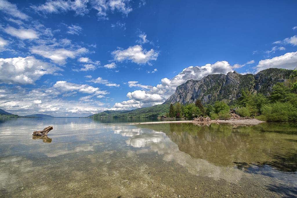 Gasthaus Pension Zur Nixe Steinbach am Attersee Exteriör bild